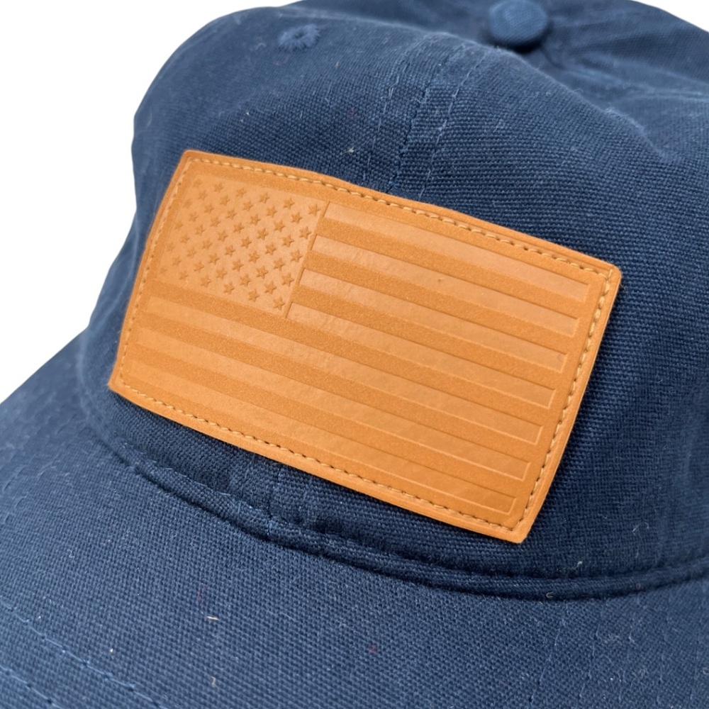 Nwot American Flag Patch Dad Cap - image 2